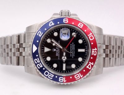 Rolex GMT Master II PEPSI Replica Watch Stainless Steel Jubilee Strap